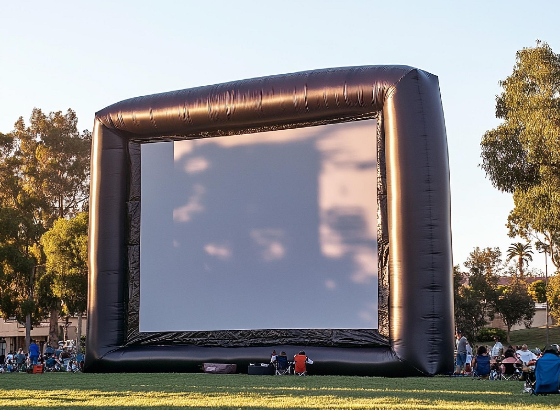 Inflatable cinema screen Perth outdoor movie night