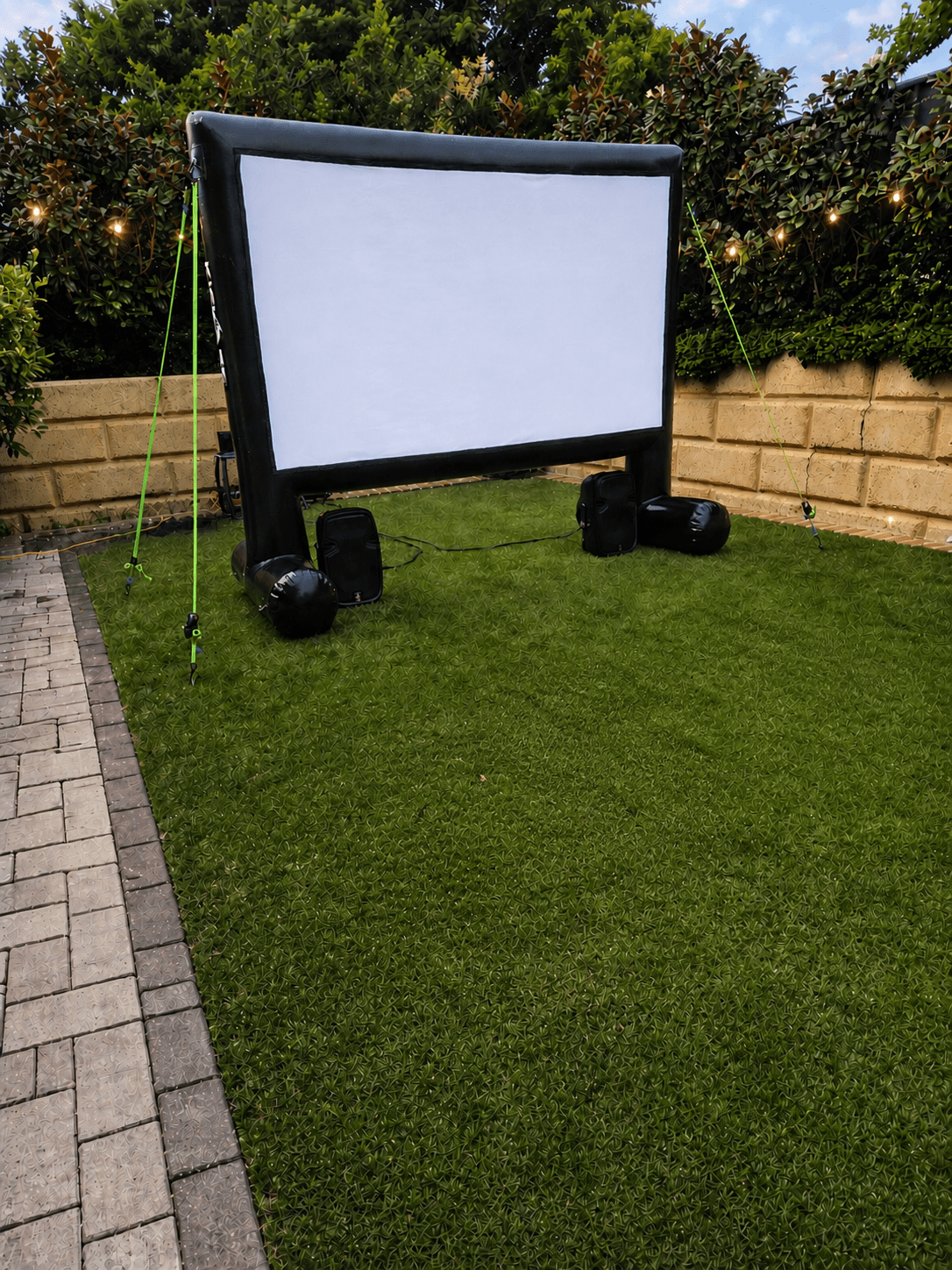 BBQ movie night Perth outdoor cinema backyard