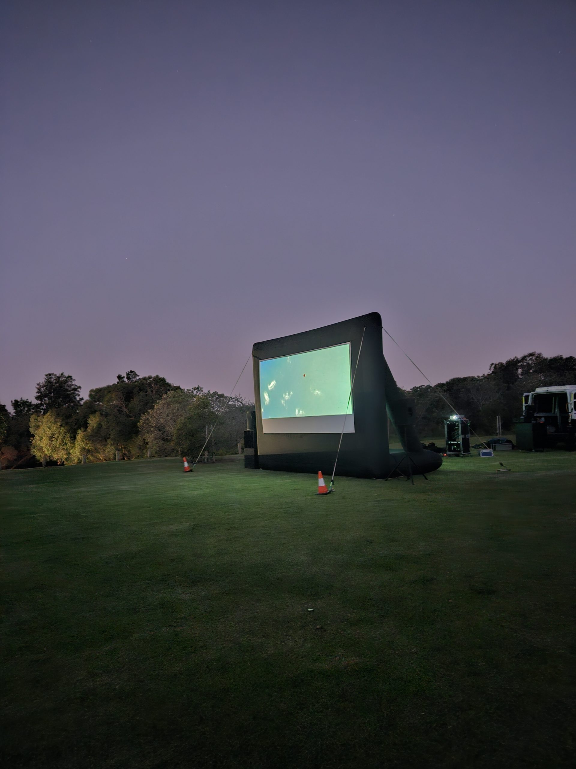 Outdoor cinema at Homestead Park Kwinana
